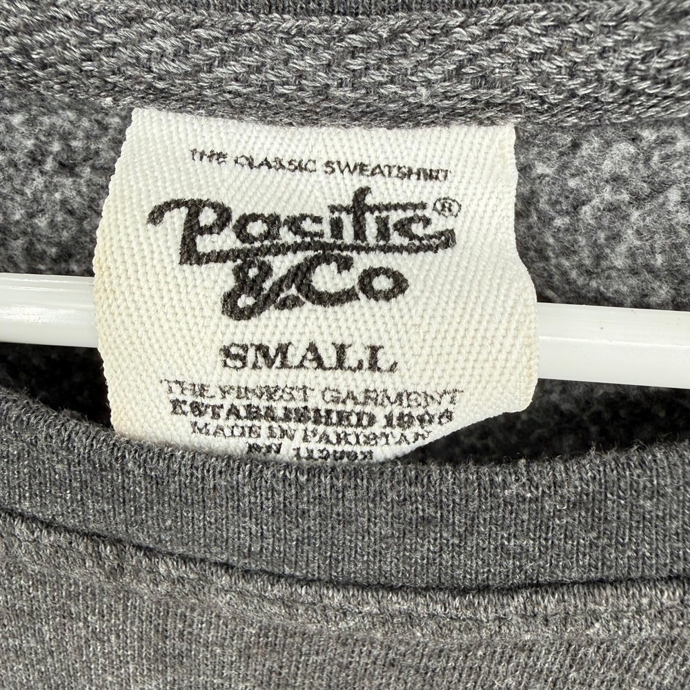 Pacific & Co‎ Breckenridge Colorado Sweatshirt Small Charcoal Grey Mountain Crew - Picture 6 of 8